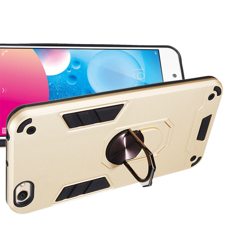 For vivo Y67 2 in 1 Armour Series PC + TPU Protective Case with Ring Holder