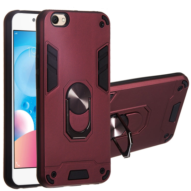 For vivo Y67 2 in 1 Armour Series PC + TPU Protective Case with Ring Holder