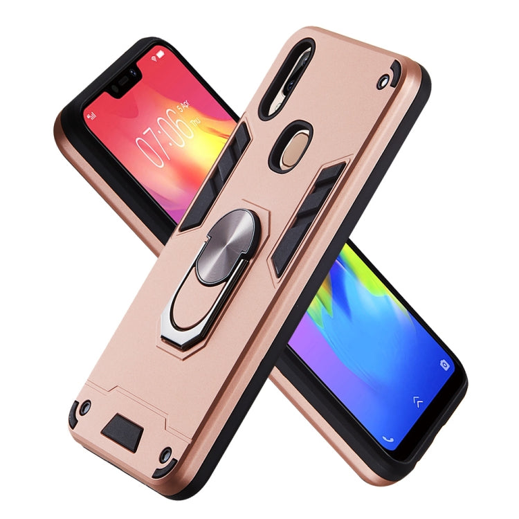 For vivo Y83 Pro 2 in 1 Armour Series PC + TPU Protective Case with Ring Holder