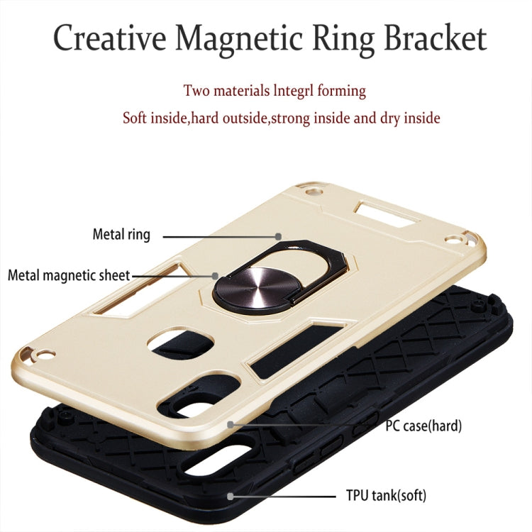 For vivo Y83 Pro 2 in 1 Armour Series PC + TPU Protective Case with Ring Holder