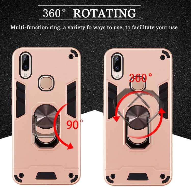 For vivo Y83 Pro 2 in 1 Armour Series PC + TPU Protective Case with Ring Holder