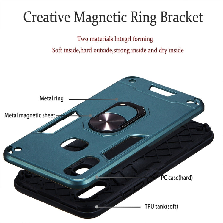 For vivo Y83 Pro 2 in 1 Armour Series PC + TPU Protective Case with Ring Holder