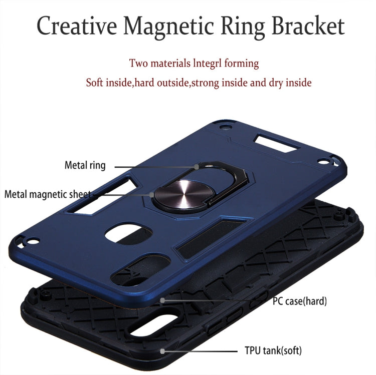 For vivo Y83 Pro 2 in 1 Armour Series PC + TPU Protective Case with Ring Holder