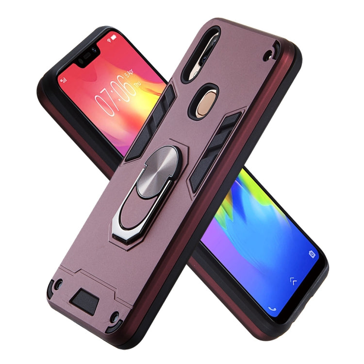 For vivo Y83 Pro 2 in 1 Armour Series PC + TPU Protective Case with Ring Holder