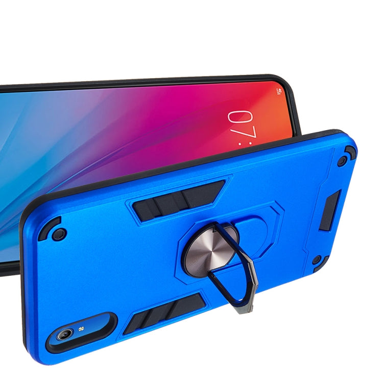 For vivo Y91c/Y93/Y91i/Y90(Indian Version) 2 in 1 Armour Series PC + TPU Protective Case with Ring Holder