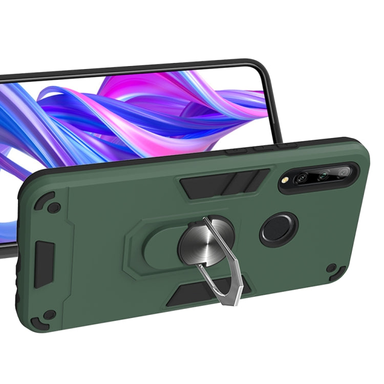 For Huawei Honor 9X / Enjoy 10 Plus 2 in 1 Armour Series PC + TPU Protective Case with Ring Holder