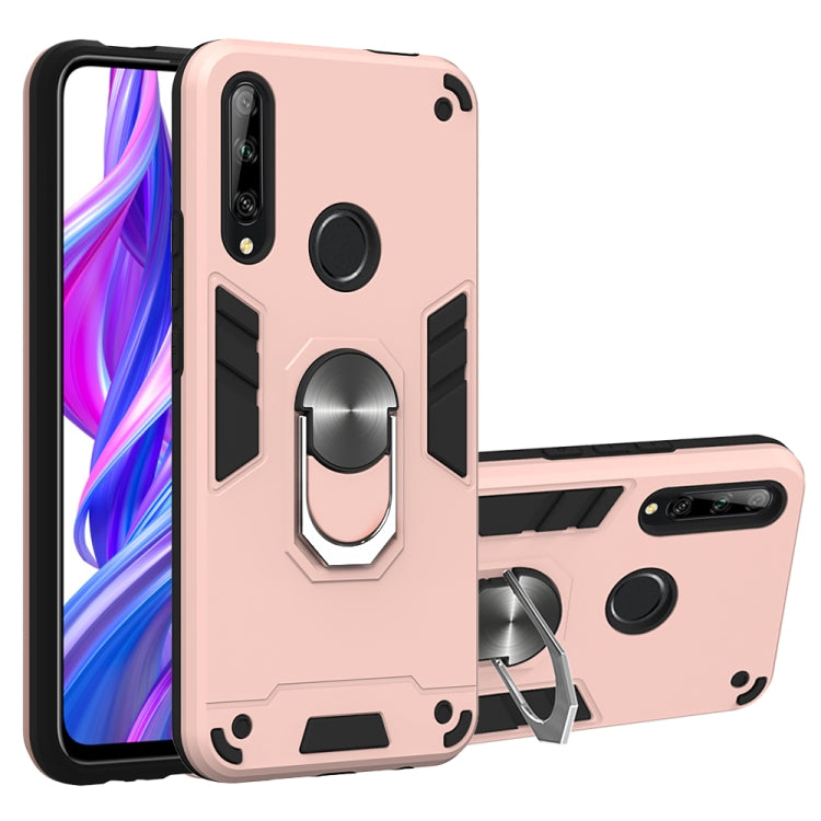 For Huawei Honor 9X / Enjoy 10 Plus 2 in 1 Armour Series PC + TPU Protective Case with Ring Holder