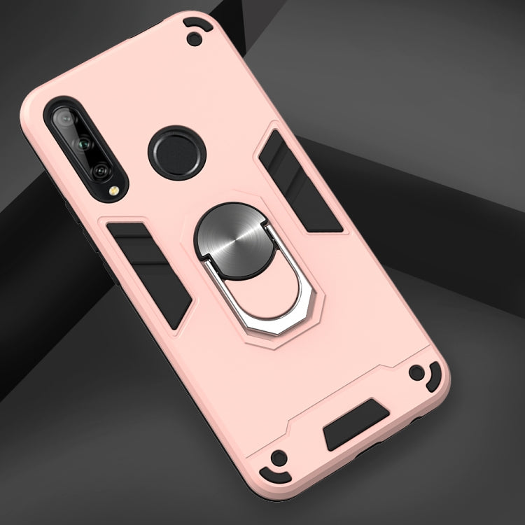 For Huawei Honor 9X / Enjoy 10 Plus 2 in 1 Armour Series PC + TPU Protective Case with Ring Holder
