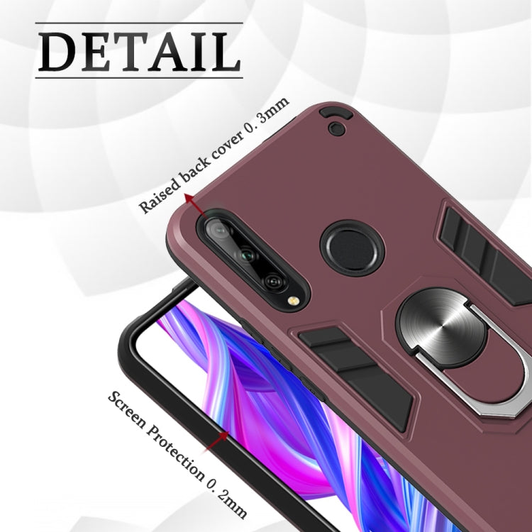 For Huawei Honor 9X / Enjoy 10 Plus 2 in 1 Armour Series PC + TPU Protective Case with Ring Holder