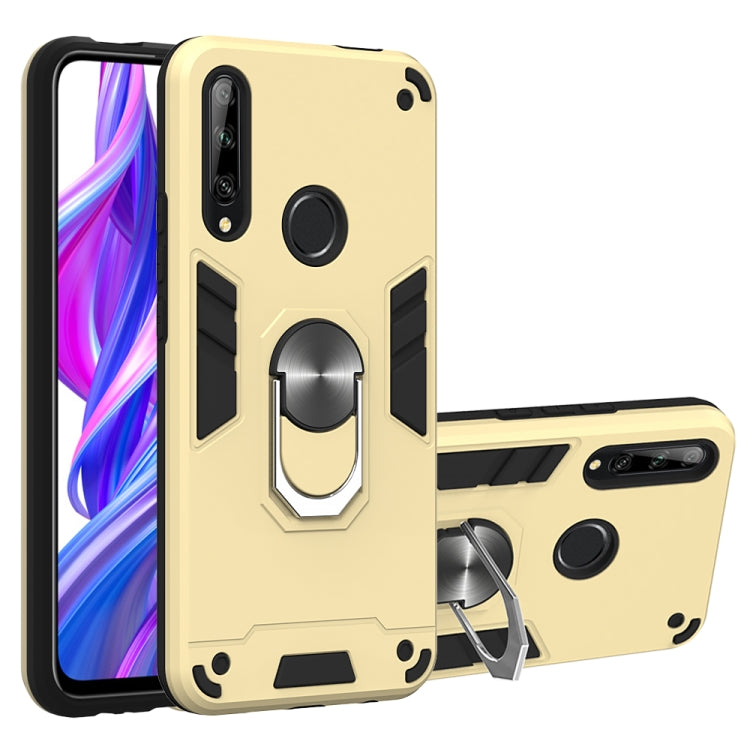 For Huawei Honor 9X / Enjoy 10 Plus 2 in 1 Armour Series PC + TPU Protective Case with Ring Holder