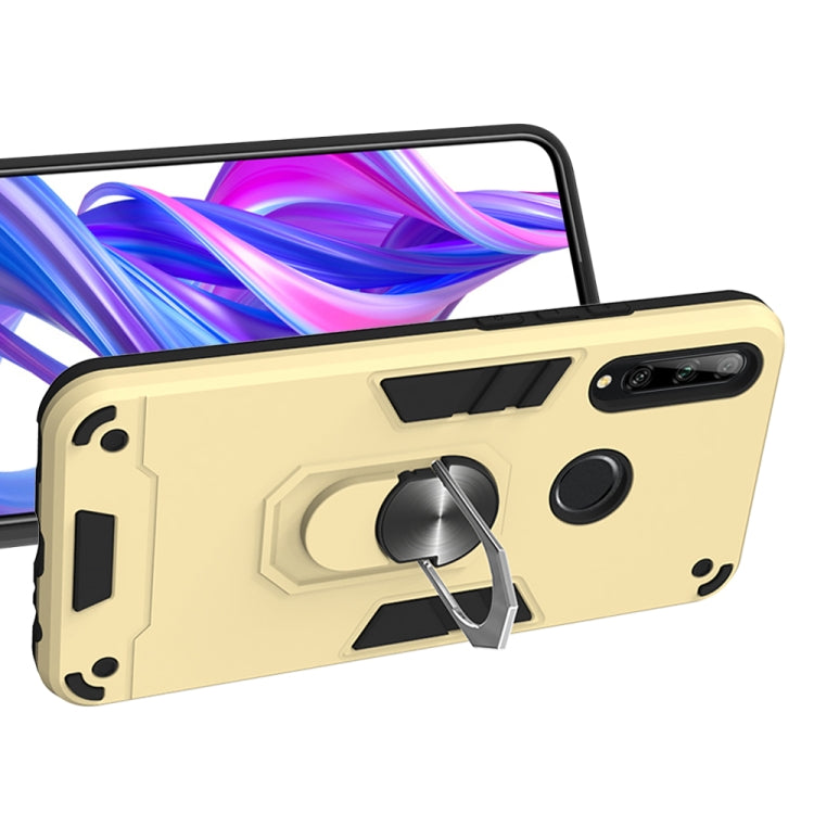 For Huawei Honor 9X / Enjoy 10 Plus 2 in 1 Armour Series PC + TPU Protective Case with Ring Holder