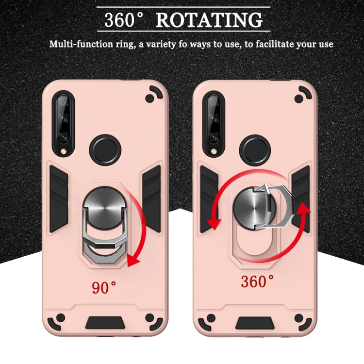 For Huawei Honor 9X / Enjoy 10 Plus 2 in 1 Armour Series PC + TPU Protective Case with Ring Holder