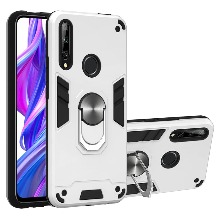 For Huawei Honor 9X / Enjoy 10 Plus 2 in 1 Armour Series PC + TPU Protective Case with Ring Holder