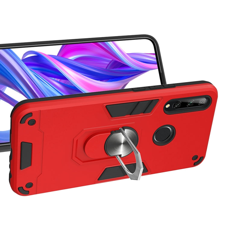 For Huawei Honor 9X / Enjoy 10 Plus 2 in 1 Armour Series PC + TPU Protective Case with Ring Holder