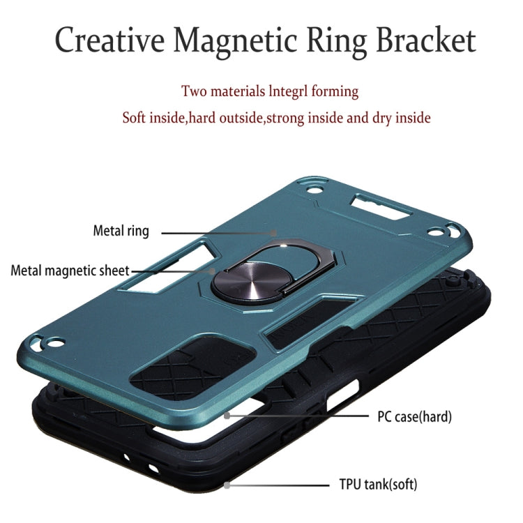 For Huawei Honor V30 / V30 Pro 2 in 1 Armour Series PC + TPU Protective Case with Ring Holder