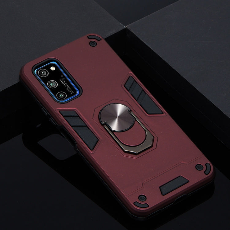 For Huawei Honor V30 / V30 Pro 2 in 1 Armour Series PC + TPU Protective Case with Ring Holder