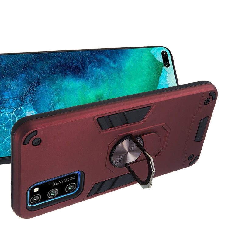 For Huawei Honor V30 / V30 Pro 2 in 1 Armour Series PC + TPU Protective Case with Ring Holder