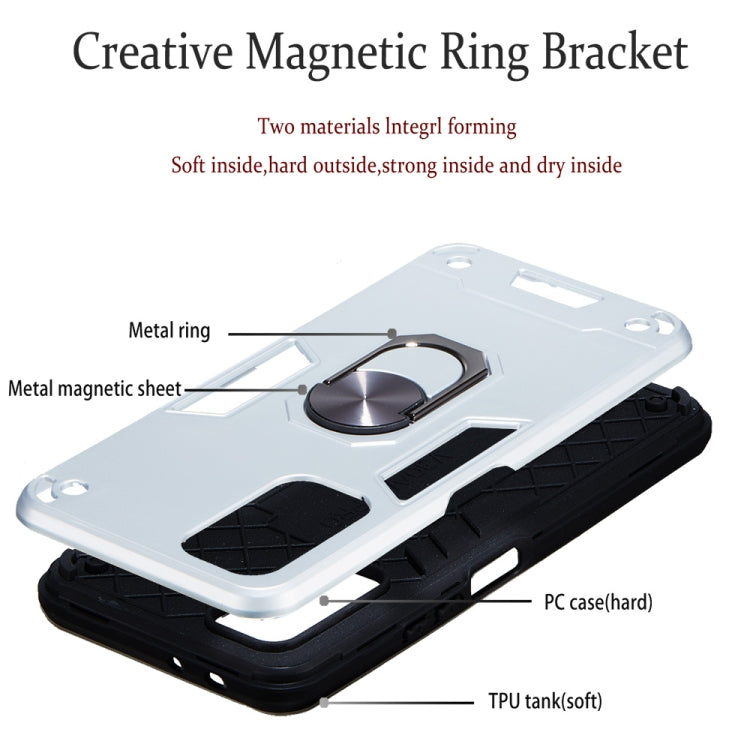 For Huawei Honor V30 / V30 Pro 2 in 1 Armour Series PC + TPU Protective Case with Ring Holder