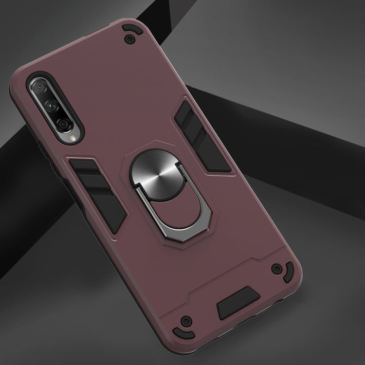 For Huawei Y9s / Honor 9 2 in 1 Armour Series PC + TPU Protective Case with Ring Holder