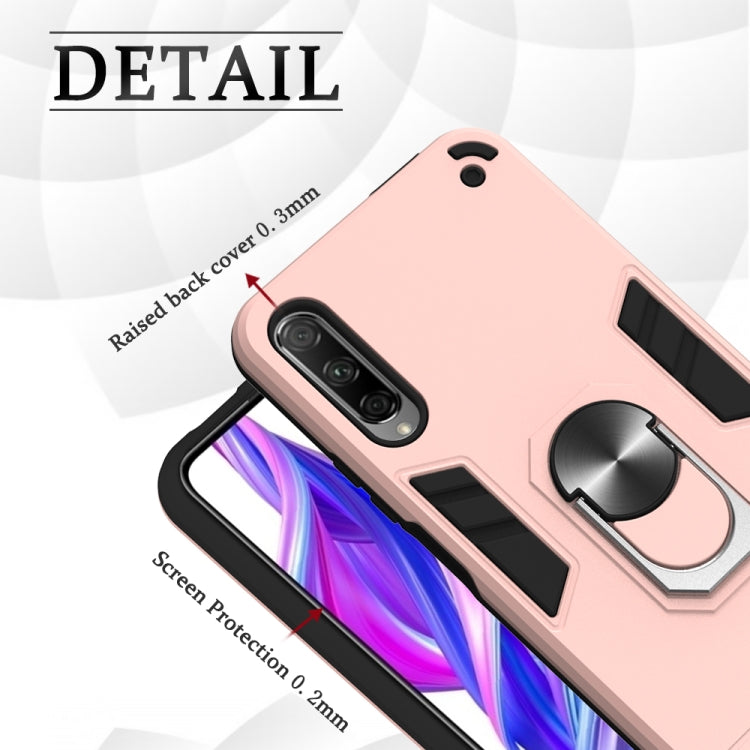 For Huawei Y9s / Honor 9 2 in 1 Armour Series PC + TPU Protective Case with Ring Holder