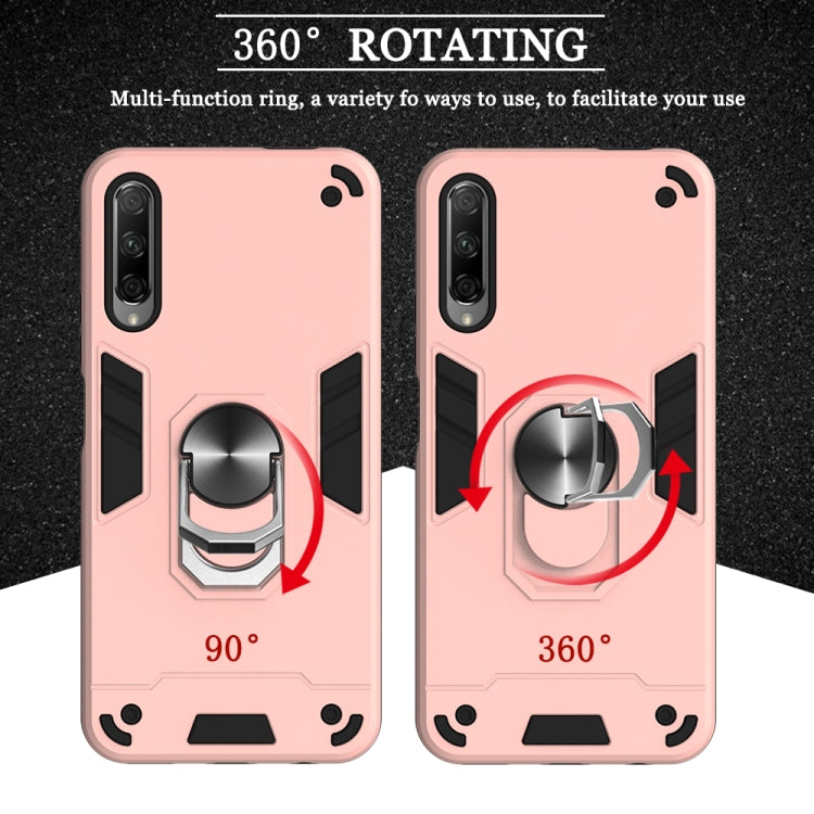 For Huawei Y9s / Honor 9 2 in 1 Armour Series PC + TPU Protective Case with Ring Holder