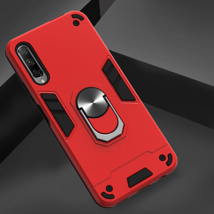 For Huawei Y9s / Honor 9 2 in 1 Armour Series PC + TPU Protective Case with Ring Holder