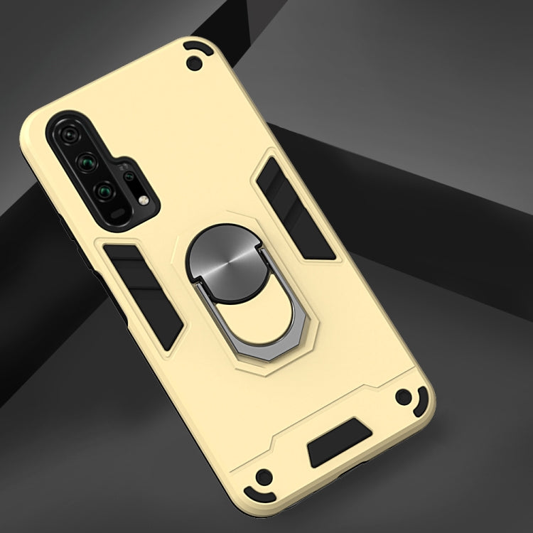 For Huawei Honor 20 / nova 5T 2 in 1 Armour Series PC + TPU Protective Case with Ring Holder