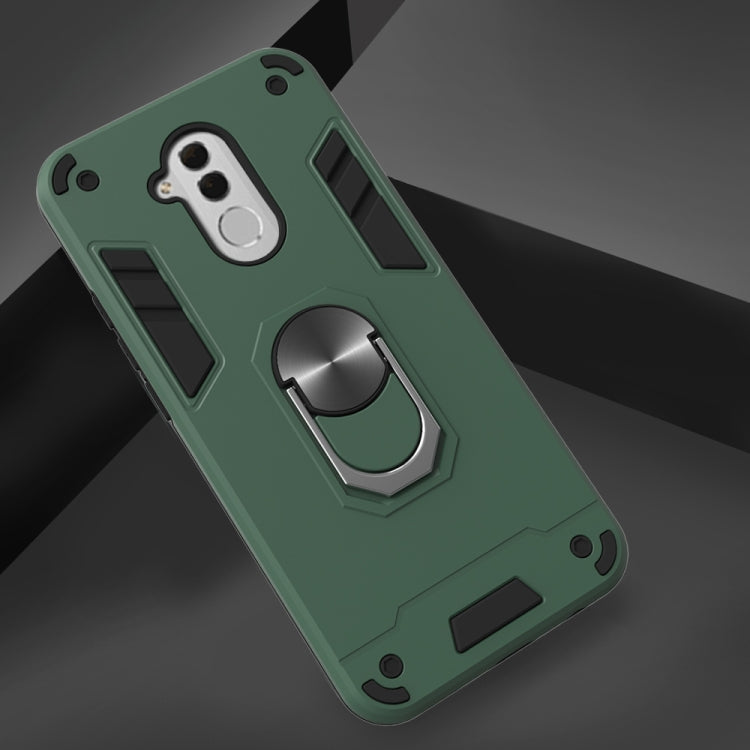For Huawei Mate 20 Lite 2 in 1 Armour Series PC + TPU Protective Case with Ring Holder