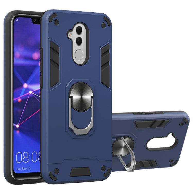 For Huawei Mate 20 Lite 2 in 1 Armour Series PC + TPU Protective Case with Ring Holder