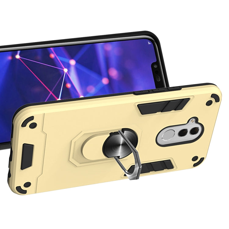 For Huawei Mate 20 Lite 2 in 1 Armour Series PC + TPU Protective Case with Ring Holder
