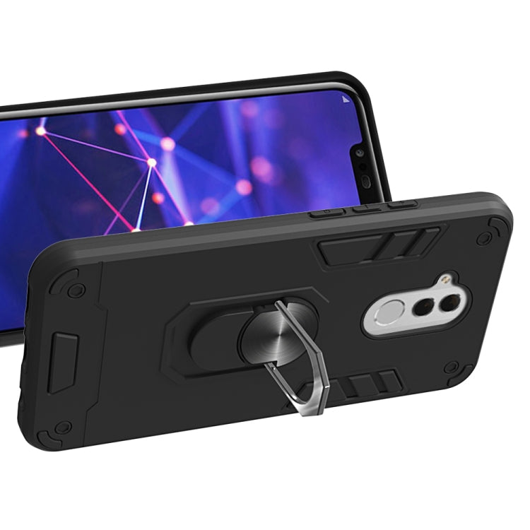 For Huawei Mate 20 Lite 2 in 1 Armour Series PC + TPU Protective Case with Ring Holder