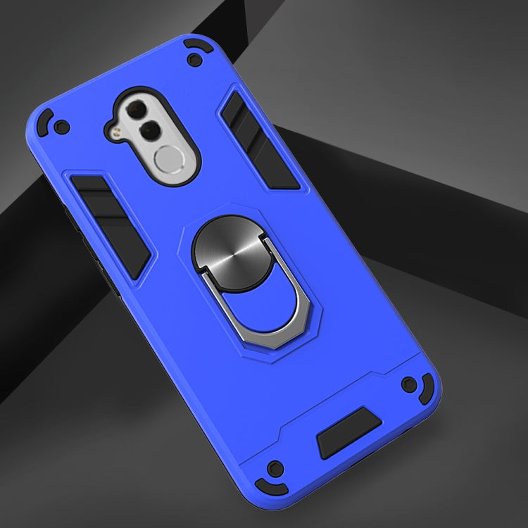 For Huawei Mate 20 Lite 2 in 1 Armour Series PC + TPU Protective Case with Ring Holder