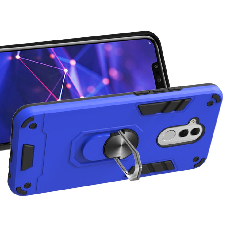For Huawei Mate 20 Lite 2 in 1 Armour Series PC + TPU Protective Case with Ring Holder