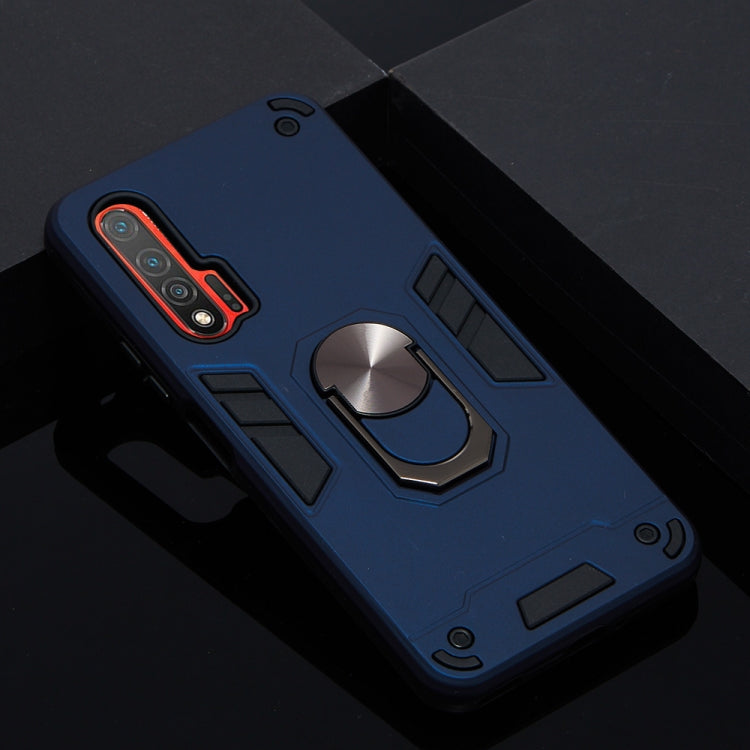 For Huawei nova 6 2 in 1 Armour Series PC + TPU Protective Case with Ring Holder