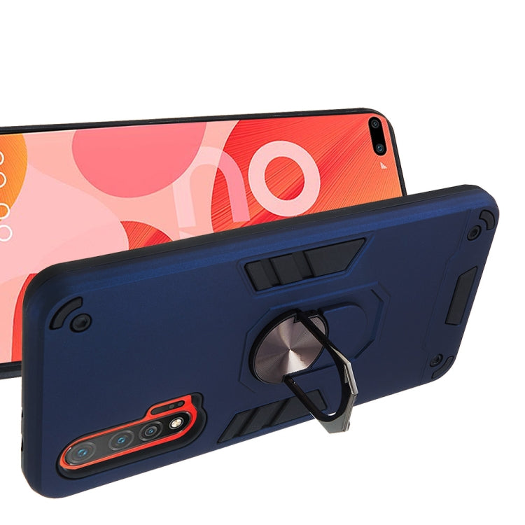 For Huawei nova 6 2 in 1 Armour Series PC + TPU Protective Case with Ring Holder