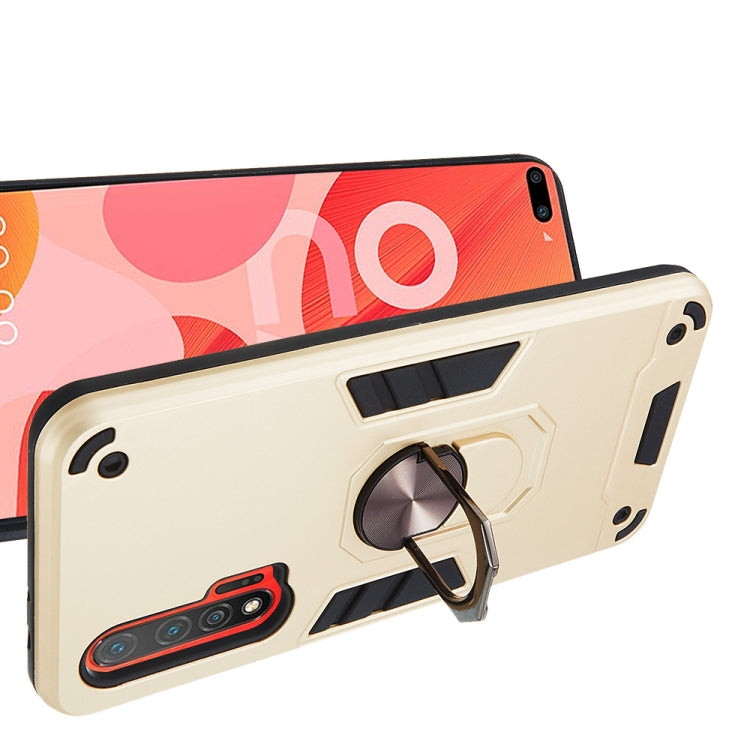 For Huawei nova 6 2 in 1 Armour Series PC + TPU Protective Case with Ring Holder