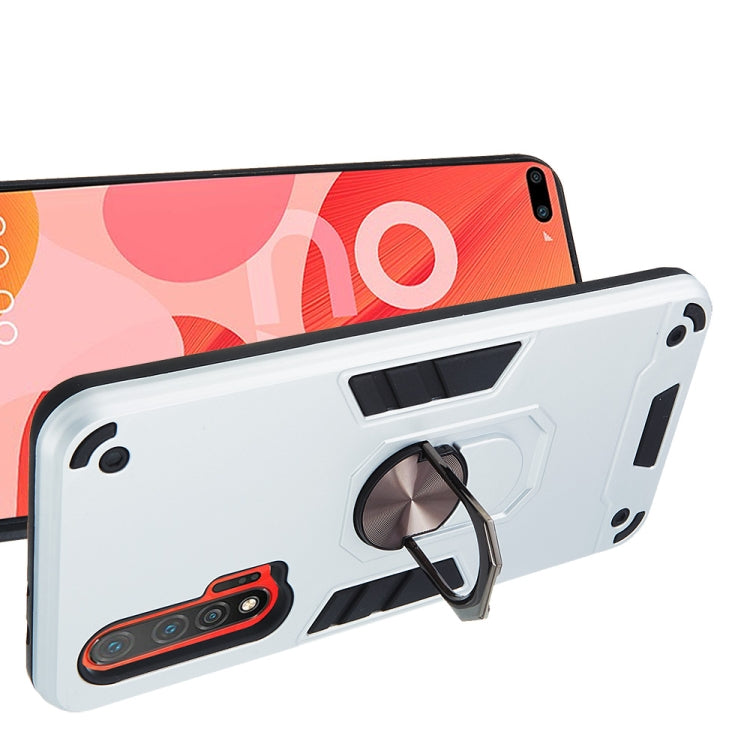 For Huawei nova 6 2 in 1 Armour Series PC + TPU Protective Case with Ring Holder