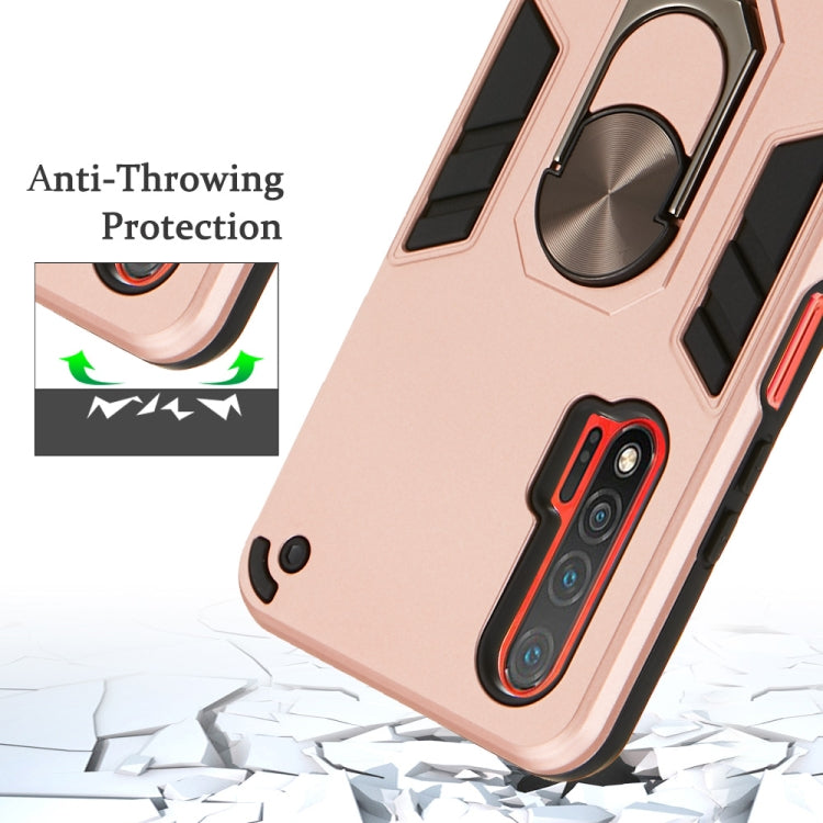 For Huawei nova 6 2 in 1 Armour Series PC + TPU Protective Case with Ring Holder