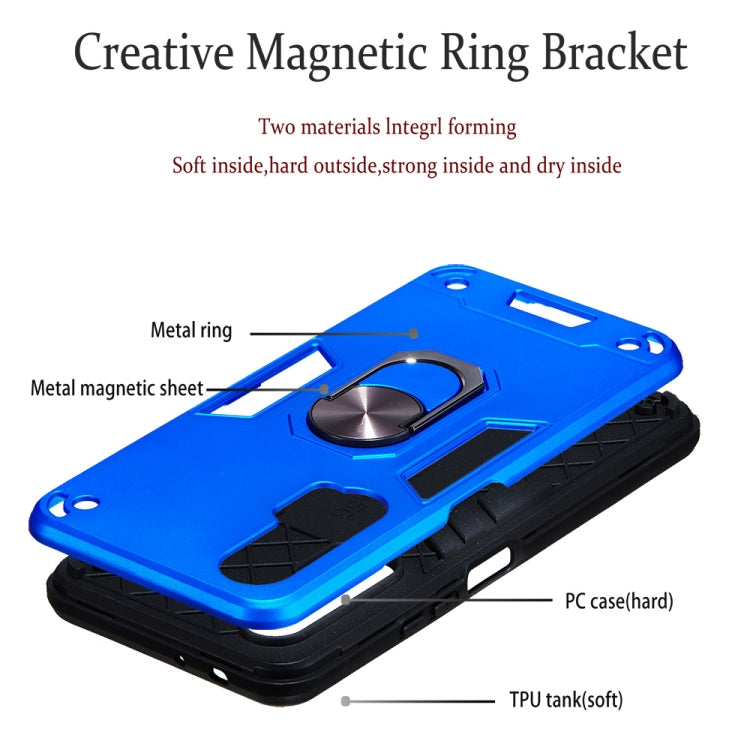 For Huawei nova 6 2 in 1 Armour Series PC + TPU Protective Case with Ring Holder