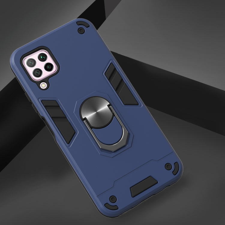 For Huawei nova 6 SE 2 in 1 Armour Series PC + TPU Protective Case with Ring Holder