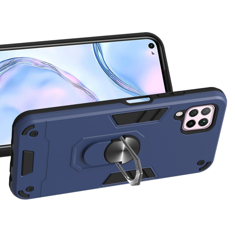 For Huawei nova 6 SE 2 in 1 Armour Series PC + TPU Protective Case with Ring Holder