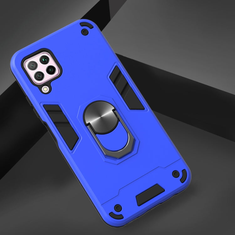 For Huawei nova 6 SE 2 in 1 Armour Series PC + TPU Protective Case with Ring Holder