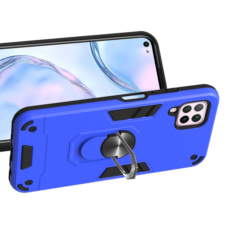 For Huawei nova 6 SE 2 in 1 Armour Series PC + TPU Protective Case with Ring Holder