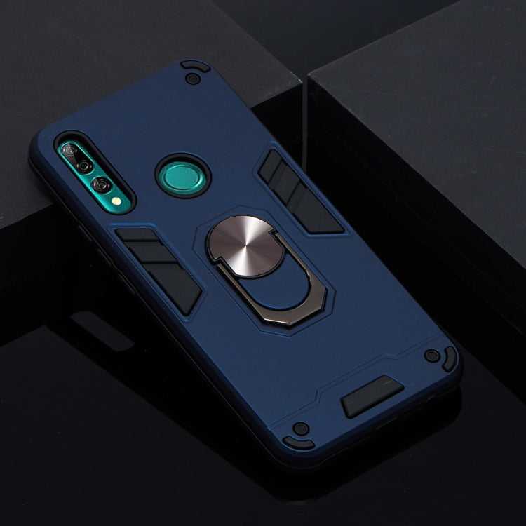 For Huawei P Smart Z / Y9 Prime (2019) 2 in 1 Armour Series PC + TPU Protective Case with Ring Holder