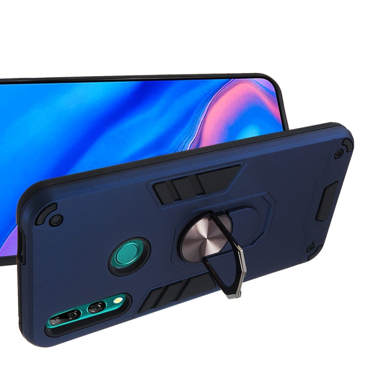 For Huawei P Smart Z / Y9 Prime (2019) 2 in 1 Armour Series PC + TPU Protective Case with Ring Holder
