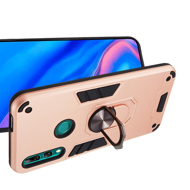 For Huawei P Smart Z / Y9 Prime (2019) 2 in 1 Armour Series PC + TPU Protective Case with Ring Holder