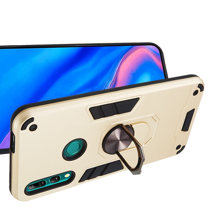 For Huawei P Smart Z / Y9 Prime (2019) 2 in 1 Armour Series PC + TPU Protective Case with Ring Holder