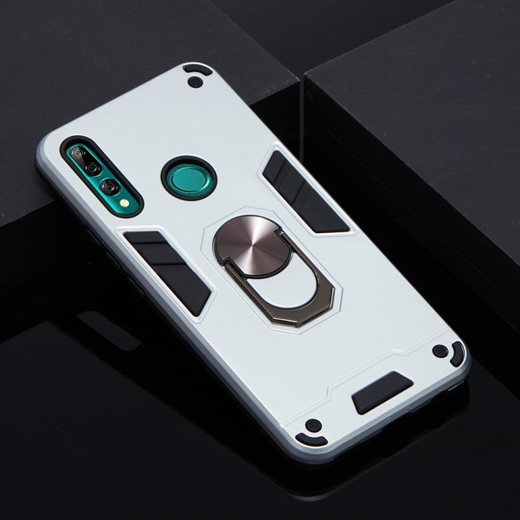 For Huawei P Smart Z / Y9 Prime (2019) 2 in 1 Armour Series PC + TPU Protective Case with Ring Holder