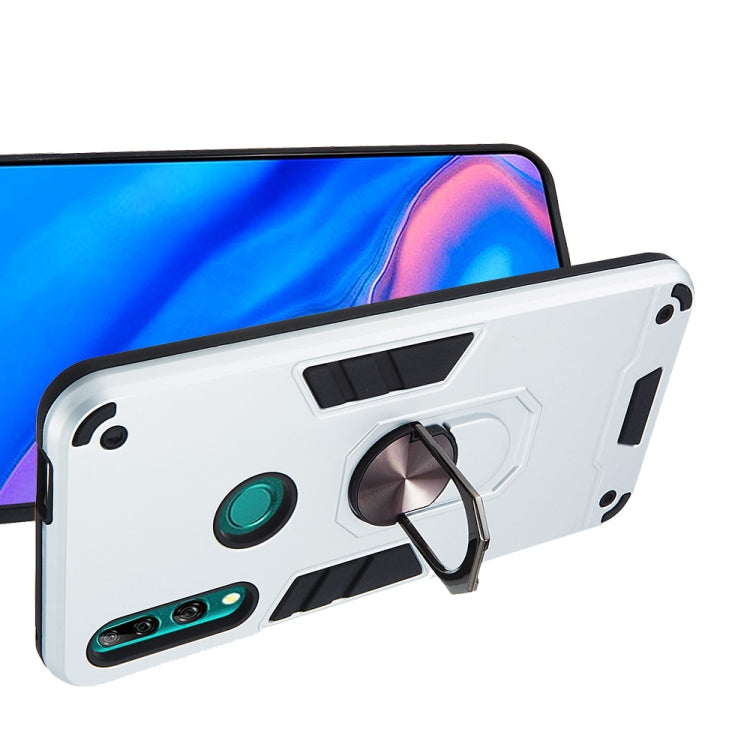 For Huawei P Smart Z / Y9 Prime (2019) 2 in 1 Armour Series PC + TPU Protective Case with Ring Holder