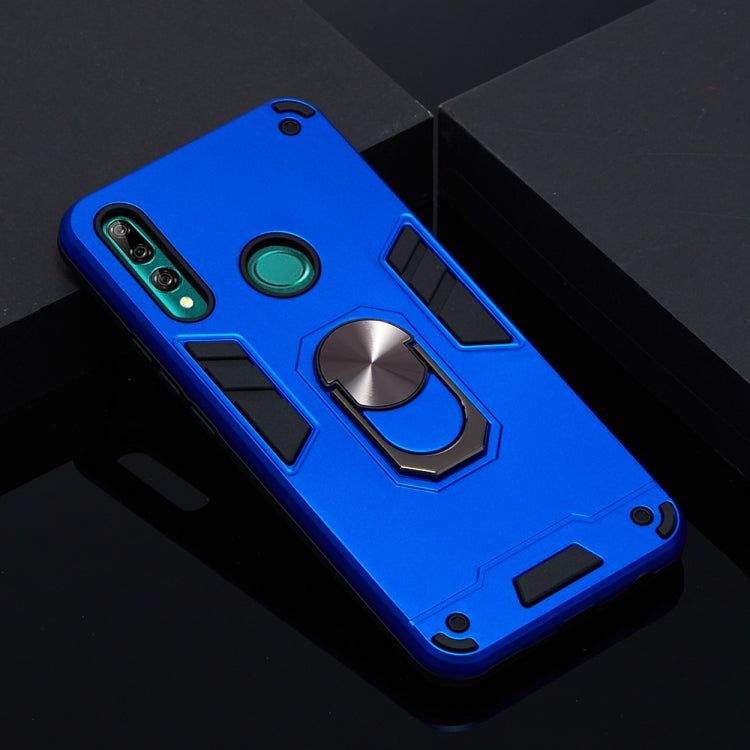 For Huawei P Smart Z / Y9 Prime (2019) 2 in 1 Armour Series PC + TPU Protective Case with Ring Holder